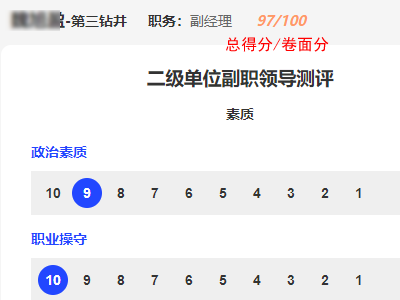 是否显示当前页面分数设置，提供显示或不显示两个选项