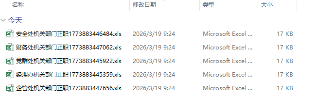 下载满意度单位分表后得到的压缩文件和解压后的文件列表