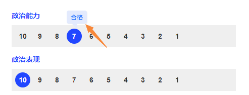 评委端显示的分数段说明提示示例