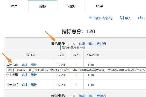 鼠标滑过指标浮动显示内容描述