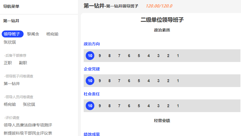 一次扫码完成所有打分投票的线上民主评议效果