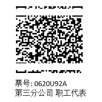 民主测评提供给评委的二维码票号